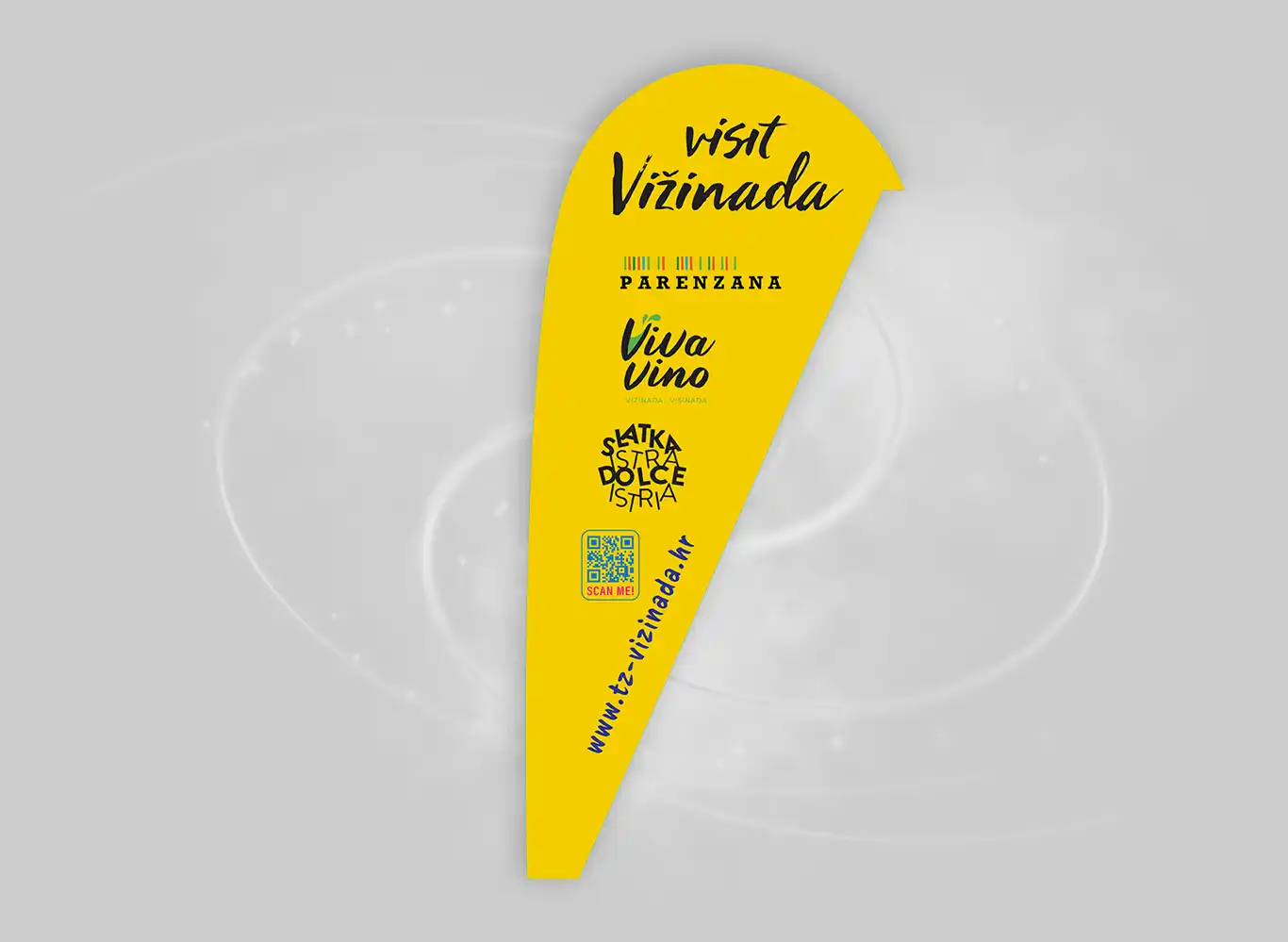 Grafička priprema zastave za TZ Vižinada